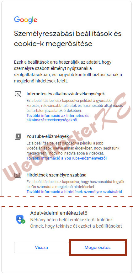 Postafiók kiválasztása