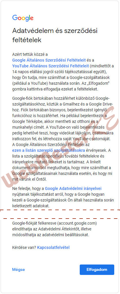 Postafiók kiválasztása