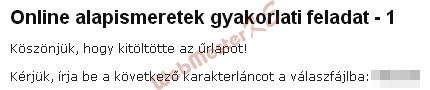 A megnyitott oldal A megnyitott oldal
