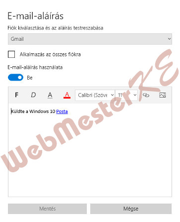 Aláírás készítése