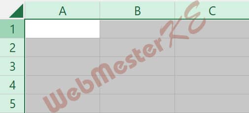 Excel - táblázat kijelölése
