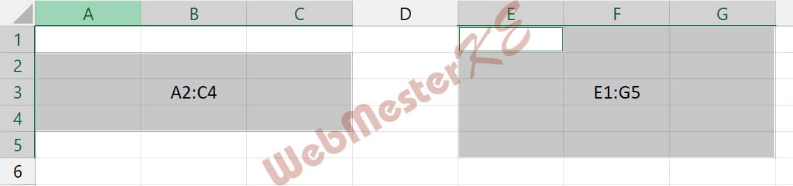 Excel - tartomány