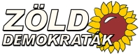 Zöld Domokraták logo - piros