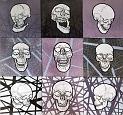 Fekete Denes Vanitas I 2017 150x150cm tuzzomanc
