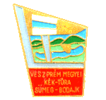 Veszprém megyei kéktúra jelvénye