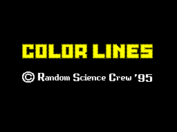Color Lines by Random Science Crew (1995)