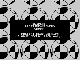 Bolo demo by Sliders Creative Hackers Group (1996)