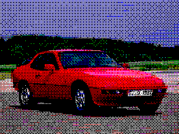Multicolor order dithered (8x1)
