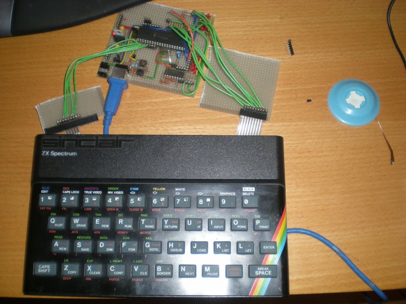 ZX Spectrum USB Keyboard Conversion prototype